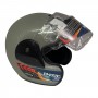 WOGEN YARIM YAZLIK KASK NARDO GRİ KARBON DESENLİ